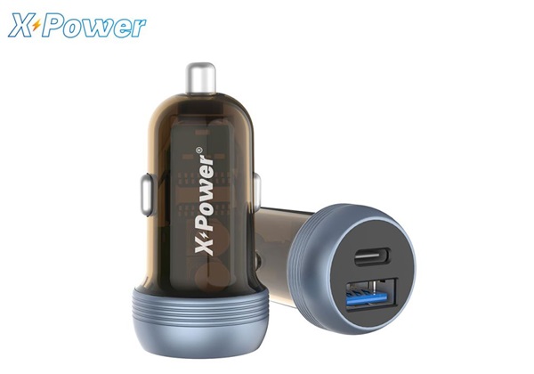 Cargador de coche USB-C y A X Power